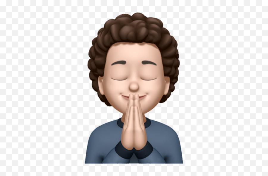 Sticker Maker - Memoji Emoji,Pray Emoji Laptop Sticker