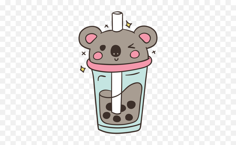 Koala Boba Tea Cute Transparent Png U0026 Svg Vector Emoji,Cute Animw Hug Emoji