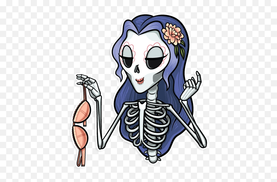 Sticker Maker - Spooky Emoji,Spooky Skeleton Emoji Png