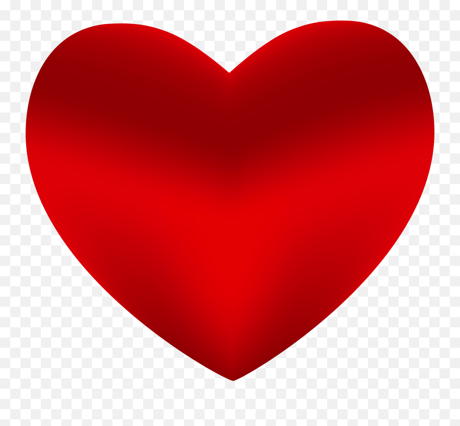 Red Heart Emoji Png Transparent Hd Png Download - Love Heart Cartoon Transparent,Heart Emoji Png
