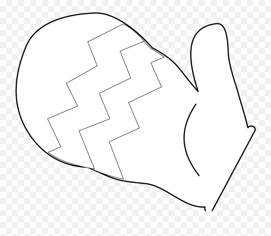 Mitten Outline Png Svg Clip Art For Web - Download Clip Art Emoji,Microsoft Mitten Emoji