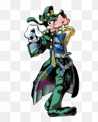 1boy Absurdres Disney Gloves Goofy Hat Highres Jojo - Goofy Bizarre Adventure Memes Emoji,Emoji Hat And Gloves