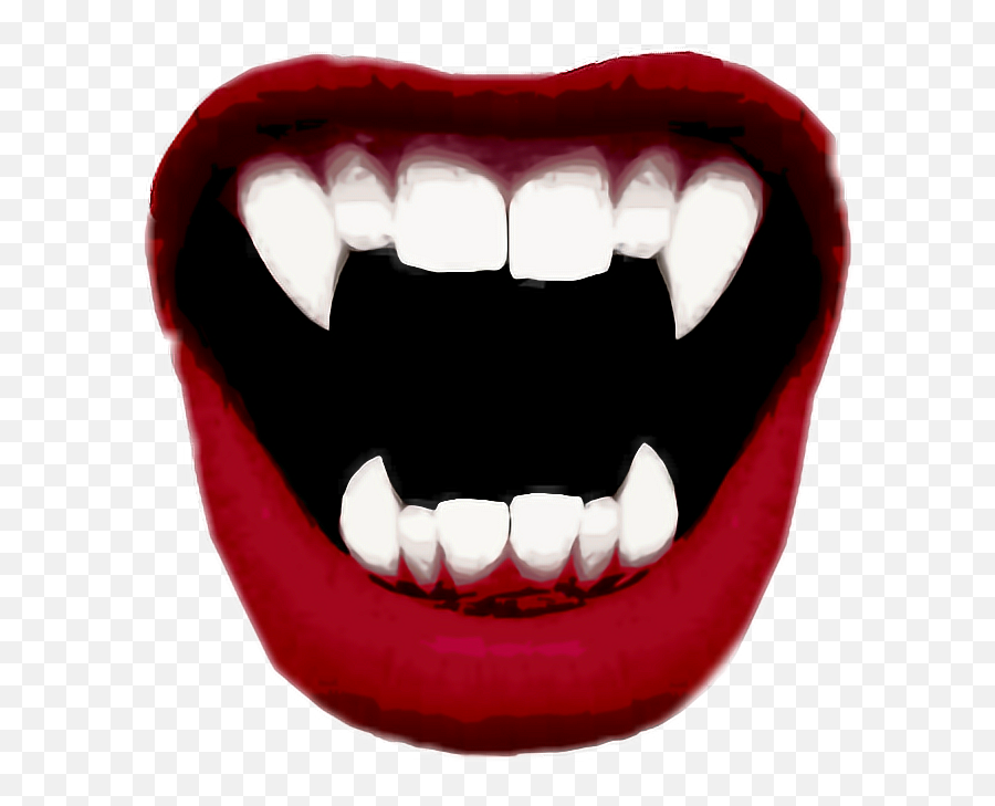 Fang Vampire Dracula Blood T - Shirt Vampire Png Download Emoji,Emoji Fangs