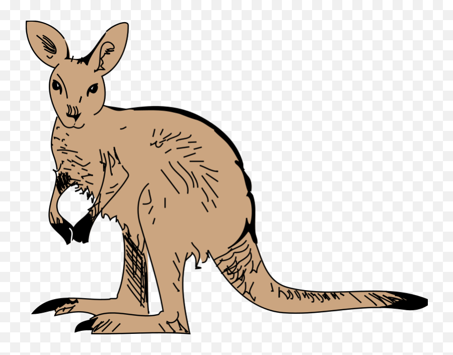 Kangaroo Animal Clipart Pictures Free - Kangaroo Clip Art Emoji,Kangaroo Emoji
