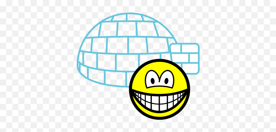 Igloo Smile Building Smilies Emofacescom - Smile With Cigar Emoji,0.0 Emoticon