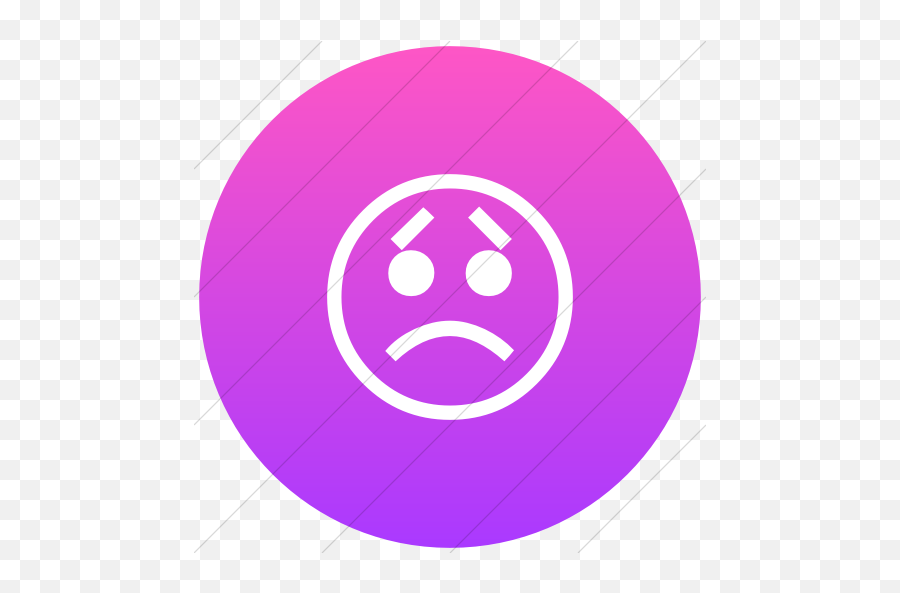 Iconsetc Flat Circle White On Ios Pink Gradient Classic - Chicago White Sox Mascot Southpaw Emoji,Disappointment Emoticon