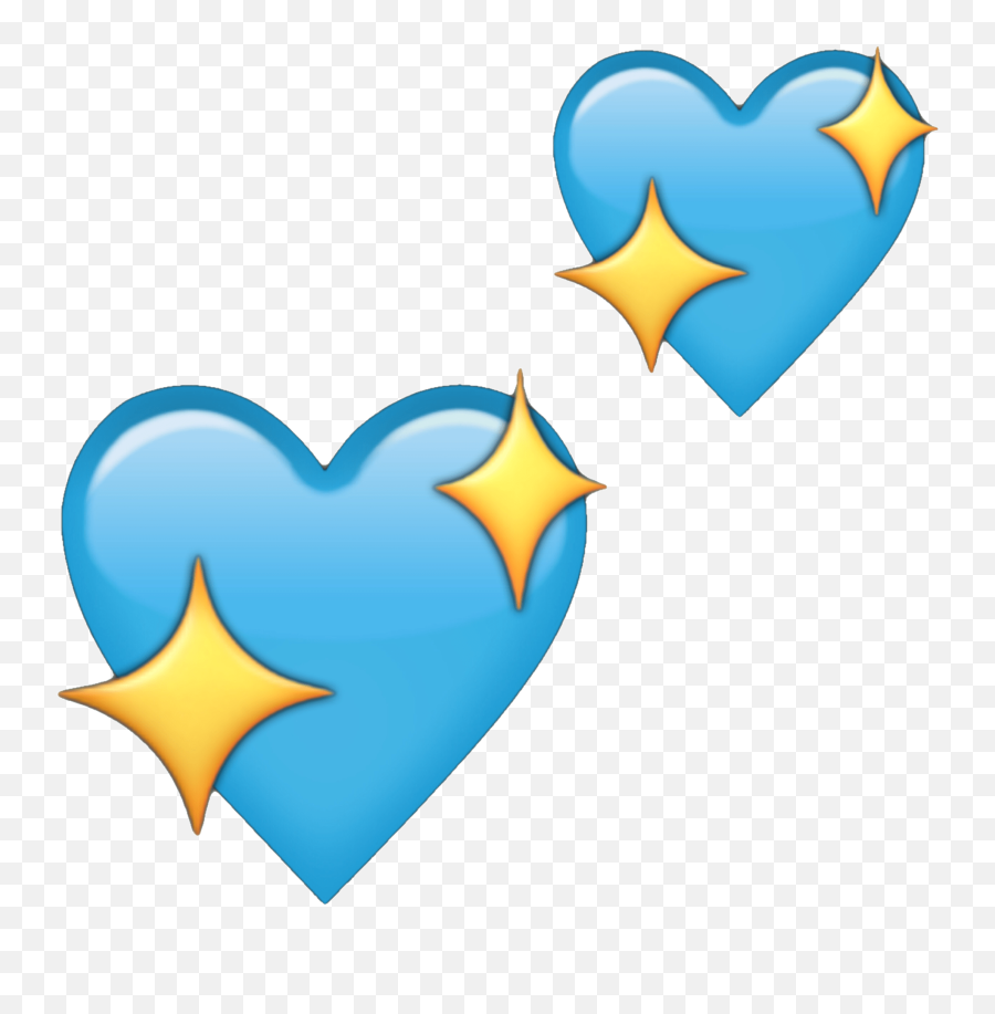Heart Emoji Blueheart Blue Sparkle Sparklingheart - Dokter Blue Heart Sparkle Emoji,Peace Emoticon Tumblr
