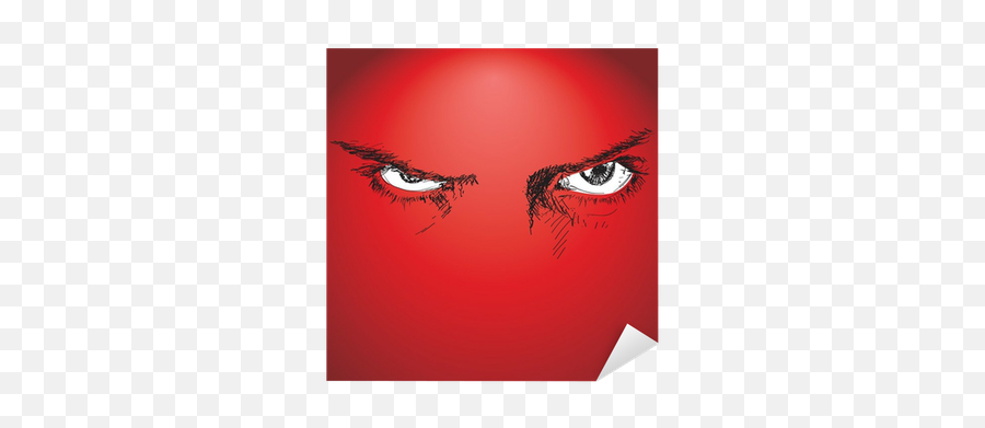 Vinilo Pixerstick Ojos Sin Miedo U2022 Pixers - Vivimos Para Cambiar Anger The Silent Killer Emoji,Emoticon Miedo