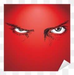 Vinilo Pixerstick Ojos Sin Miedo U2022 Pixers - Vivimos Para Cambiar Anger The Silent Killer Emoji,Emoticon Miedo