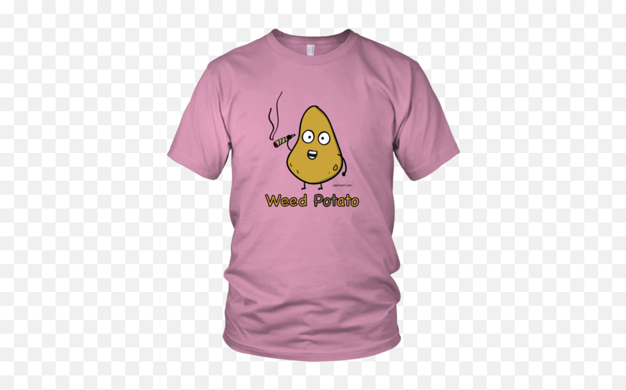 Weed Potato Humor T - Shirt Unisex Up To 5xl Egoteest Proud Sister Of Us Marine Emoji,Smoking Weed Emoticon