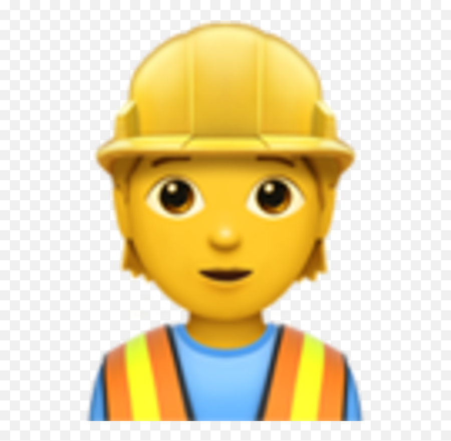 Man Construction Worker - Construction Worker Emoji,Emoji Builder