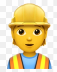 Man Construction Worker - Construction Worker Emoji,Emoji Builder