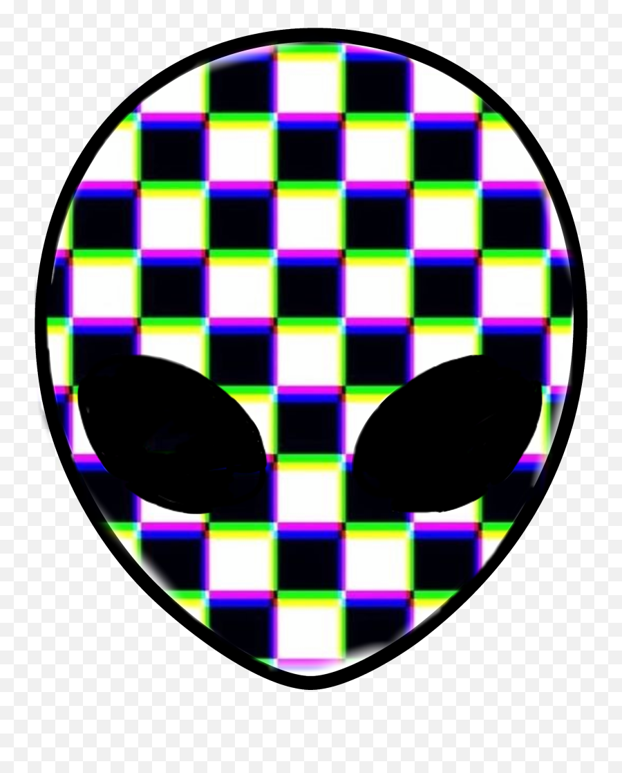 Glitch Alien Tumblr Aesthetic Grunge Sticker By Hope - Extraterrestrial Emoji,Alien Emoji Background Tumblr