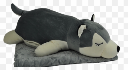 Husky Kocyk Piesek 60cm - Piesek Z Kocykiem W Srodku Emoji,Poduszki Emoji Allegro