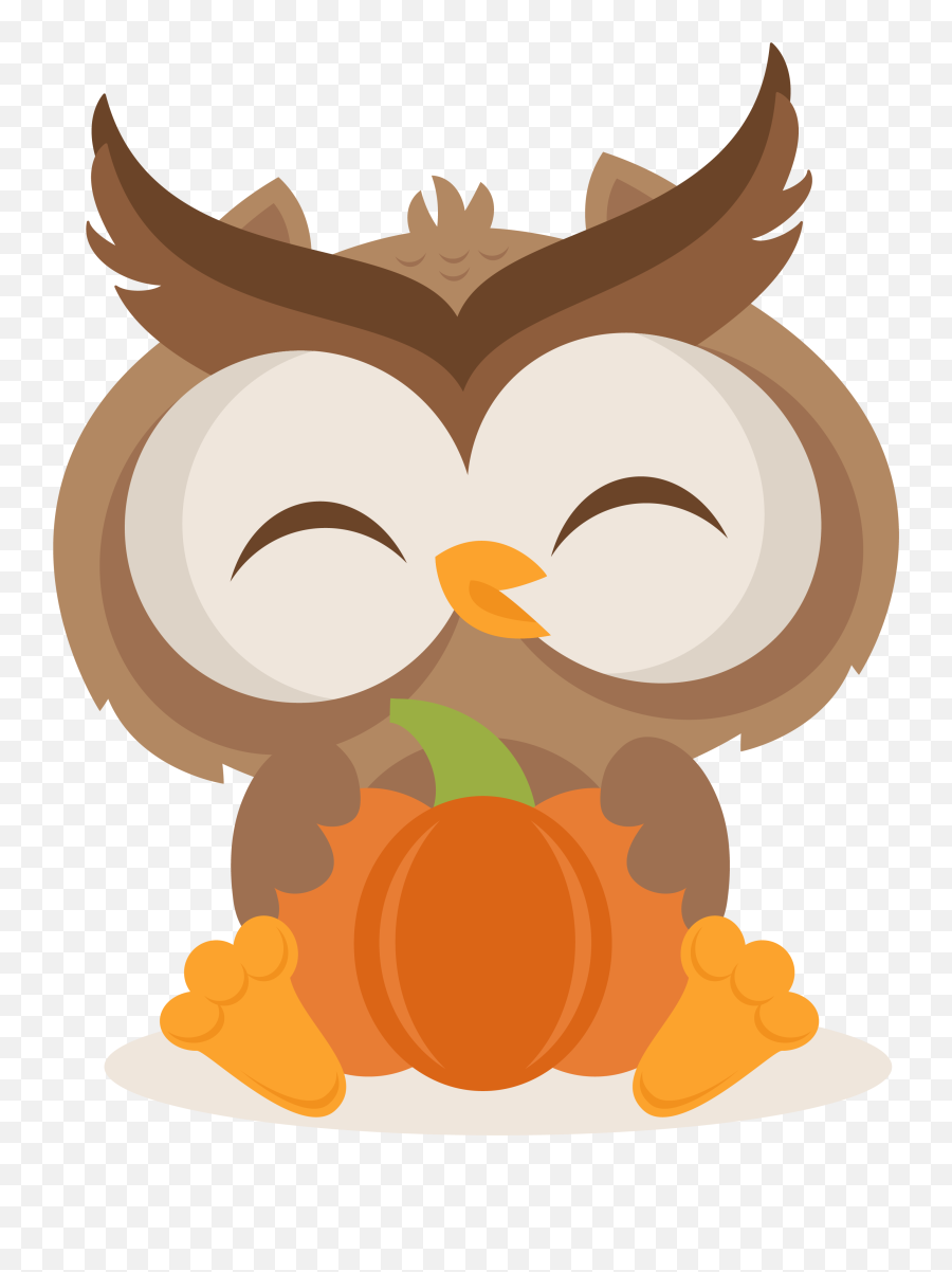 For Cricut Png Files Clipart - Owl Cute Thanksgiving Clipart Emoji,Emoji Svg Files For Cricut