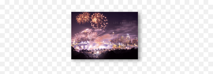 Los Angeles Sunrise To Sunset - Immaginare Press Fireworks Emoji,Emotion Code Los Angeles