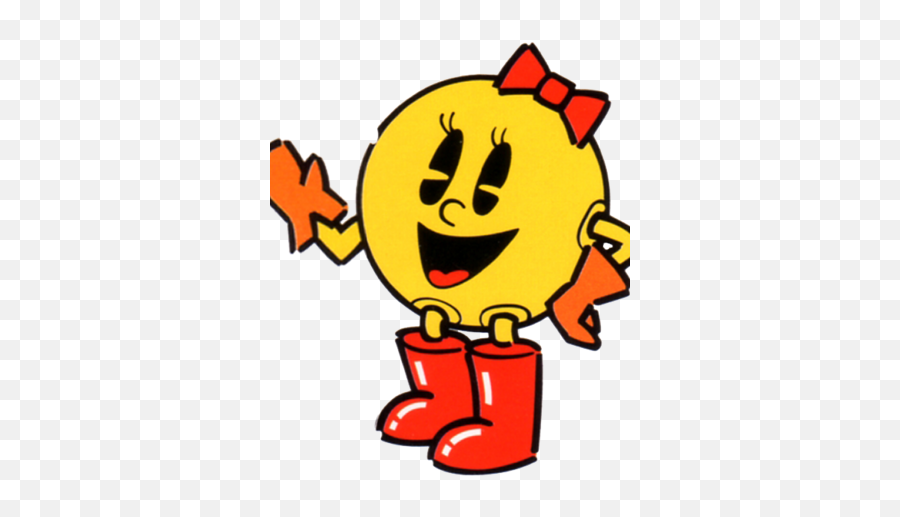 Ms Pac - Man Pacman Wiki Fandom Ms Pacman Png Emoji,Glitched Tv Emoticon