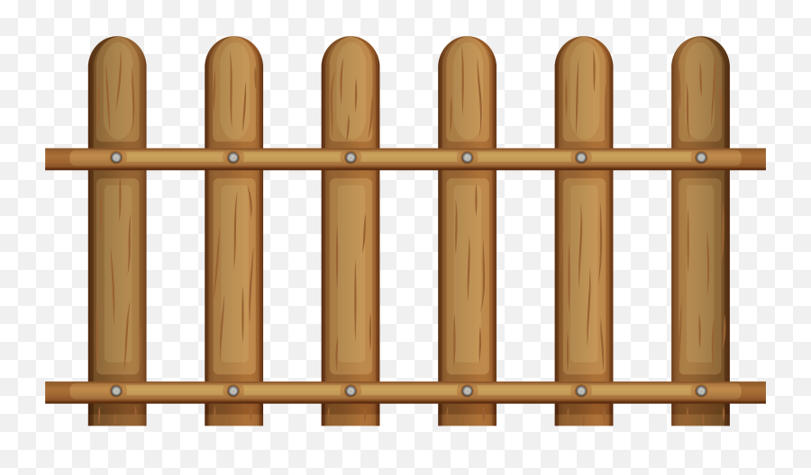 Wood Fence Clip Art - Clip Art Library Wood Fence Clipart Png Emoji,Fencing Emoji