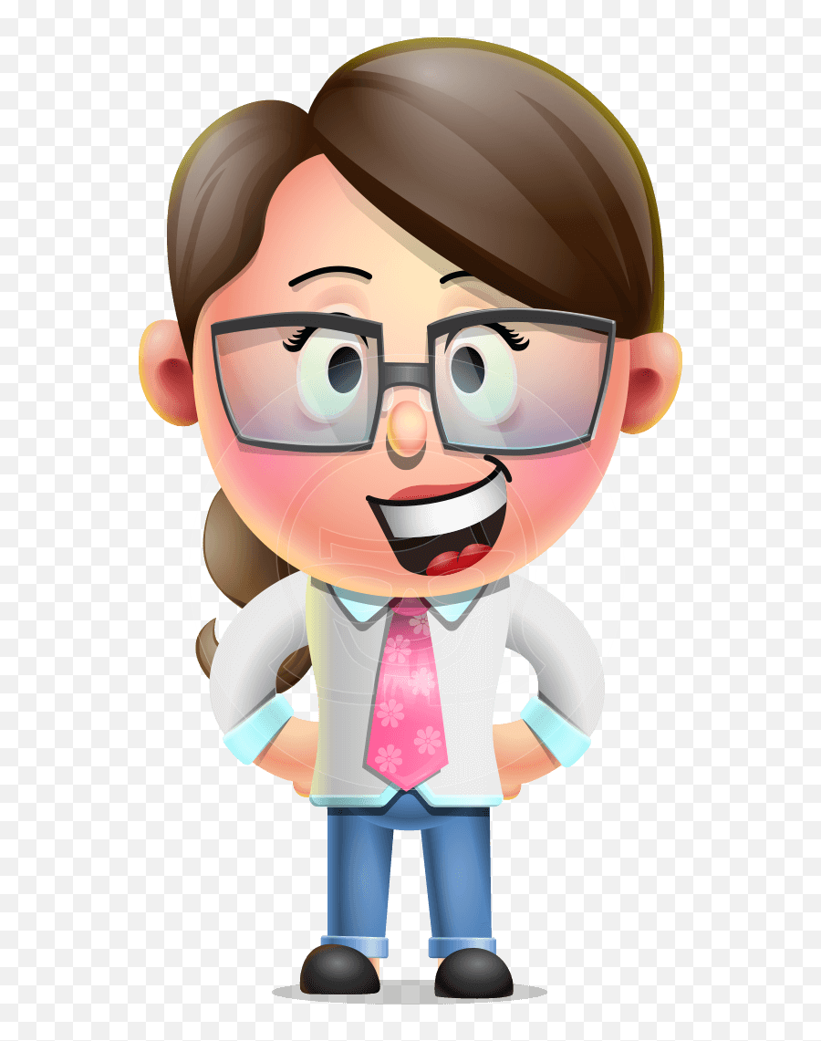 Cute Vector 3d Girl Character Design - 3d Animation Character Emoji,Character Design Emotion Happy