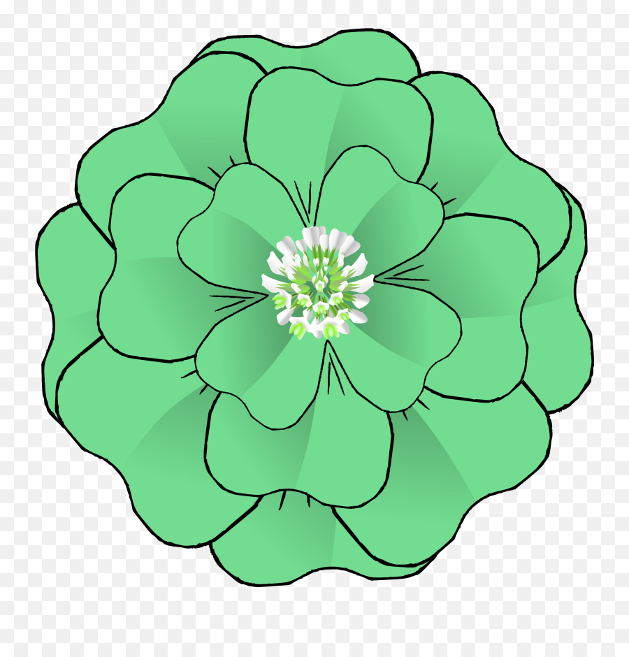 Clovers Png - This Free Icons Png Design Of Flower 4 Leaf Flor Em Png Verde Emoji,Emojis Png Clover