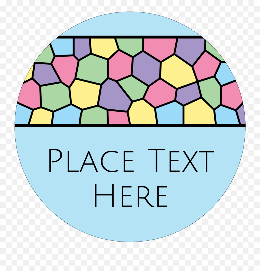 Stained Glass Cross Predesigned - Dot Emoji,Cross Emoticon Number Pad
