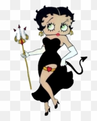 Betty Boop Halloween Clip Art - Betty Boop Dark Sexy Emoji,Betty Boop Emoji