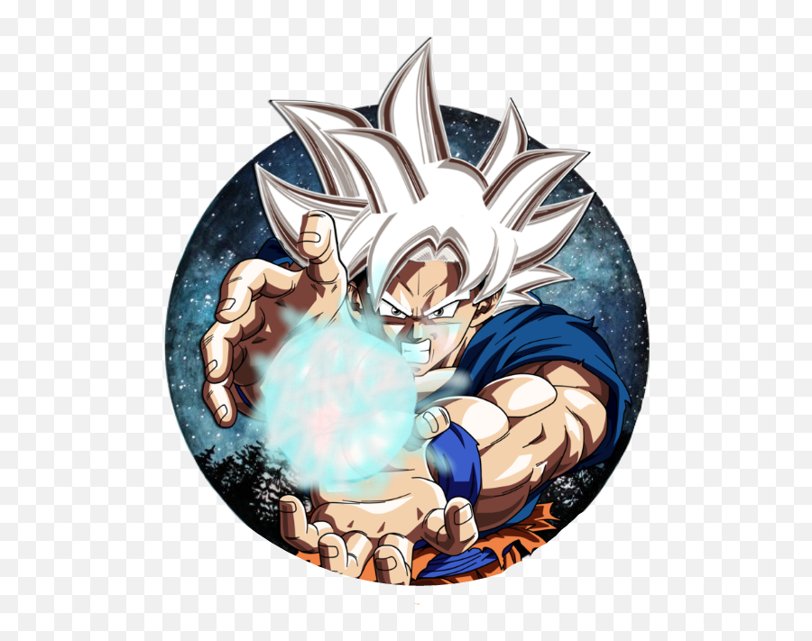 Dragonball Dbs Dragonballsuper Sticker - Goku Ultra Instinct Kamehameha Png Emoji,Kamehameha Emojis