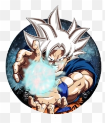 Dragonball Dbs Dragonballsuper Sticker - Goku Ultra Instinct Kamehameha Png Emoji,Kamehameha Emojis