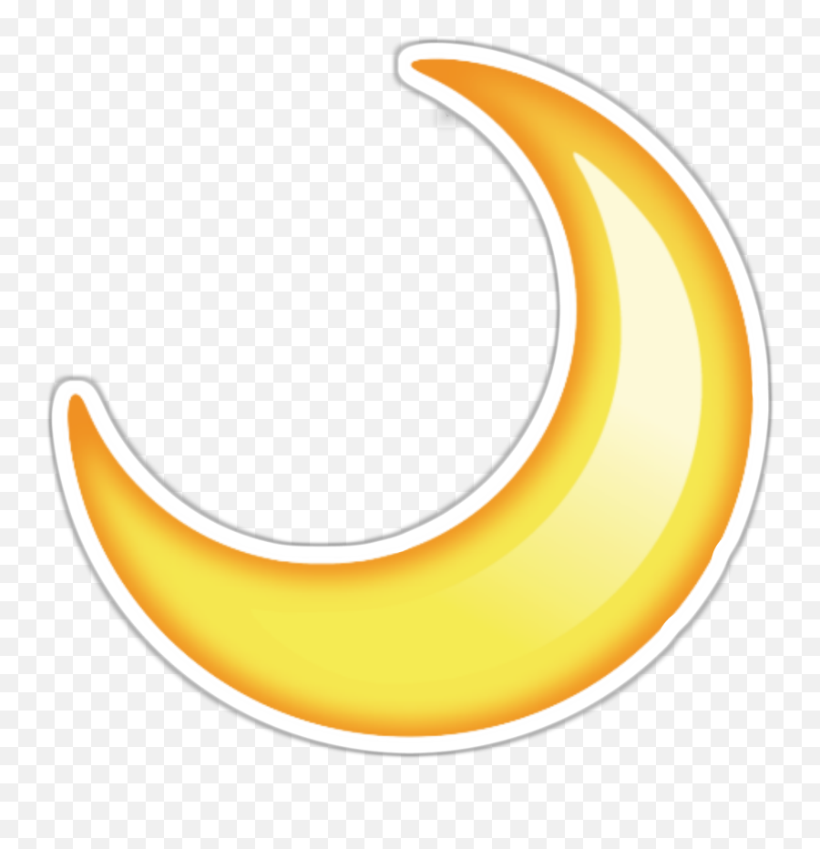 Crescent Moon Emoji Transparent - Transparent Background Moon Emoji Png,Cresent Moon Emoji