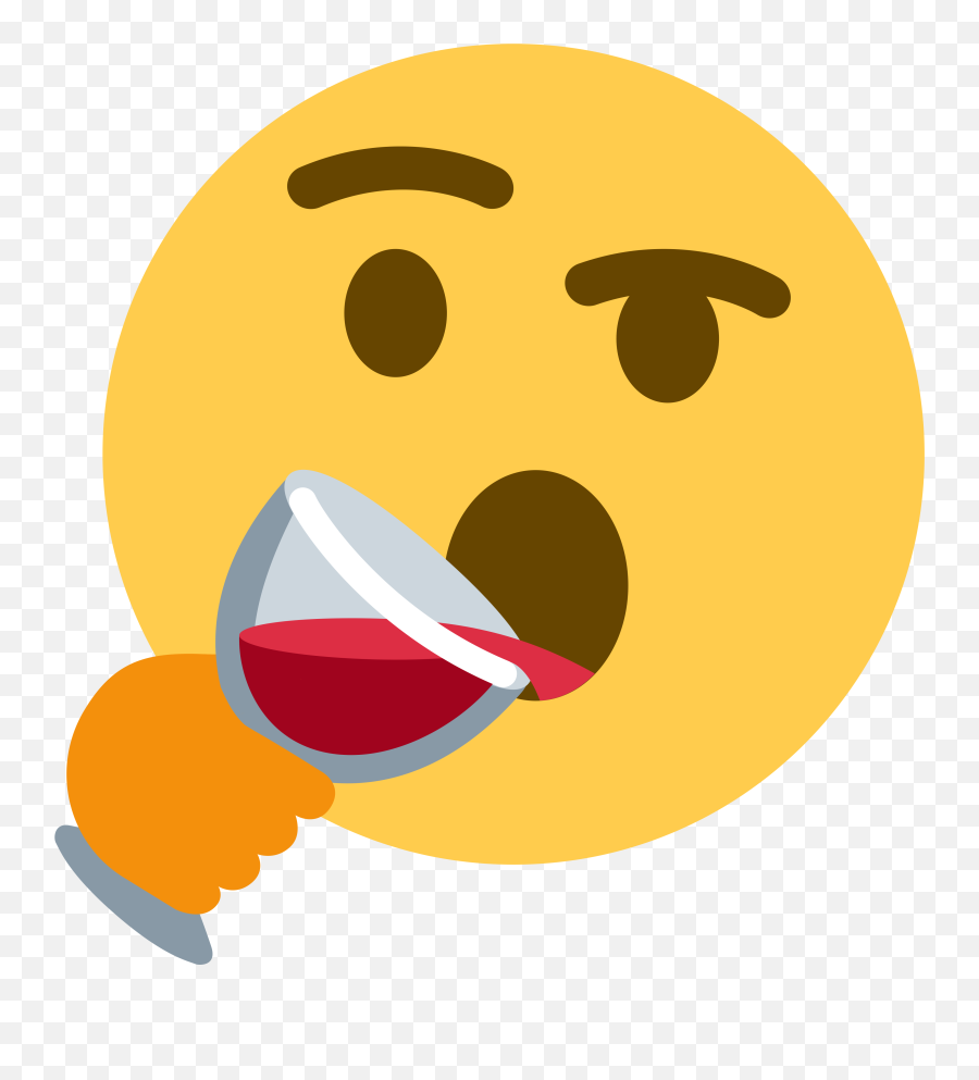 Thinking - Happy Emoji,Drinking Emoticon