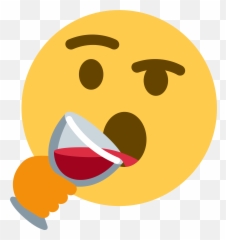 Thinking - Happy Emoji,Drinking Emoticon