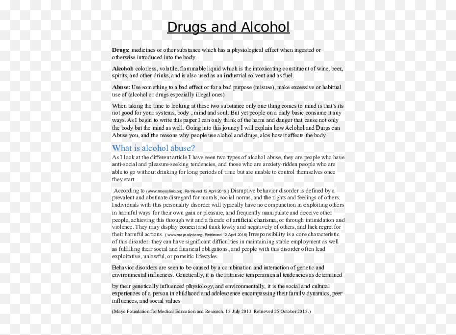 Drugs And Alcohol - Document Emoji,Seunks Volatile Emotions