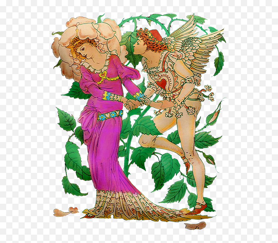 Free Photo Flower Fairy Vintage Fairies Enchanted Man And - Fadas Homem Emoji,Fairies That Mess With Emotions