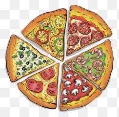 Pizza Slices Clipart - Pizza Slices Clipart Png Emoji,Pizza Slice Emoji