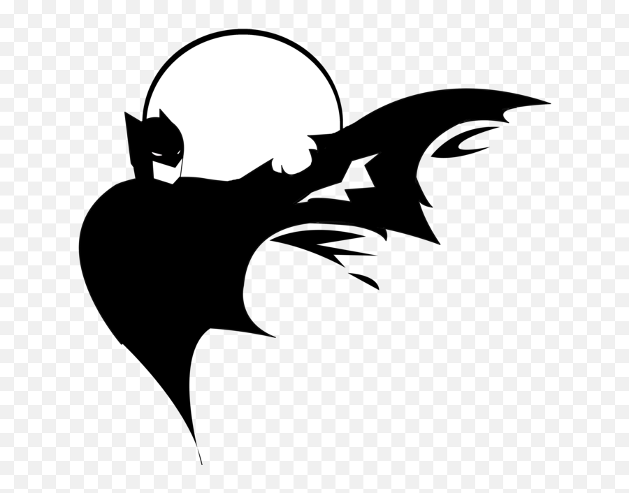Free Harley Quinn Black And White - Transparent Batman Silhouette Png Emoji,The Emojis Harley Quinn Drawings