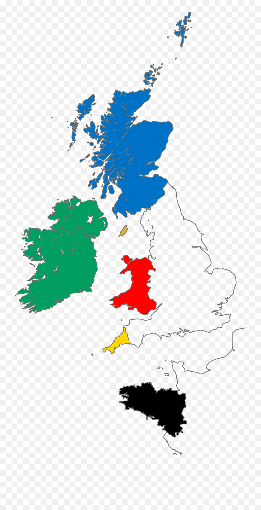 If The Irish Arent Celtic Then What - British Isles Map Vector Emoji,Roscoff Emotion