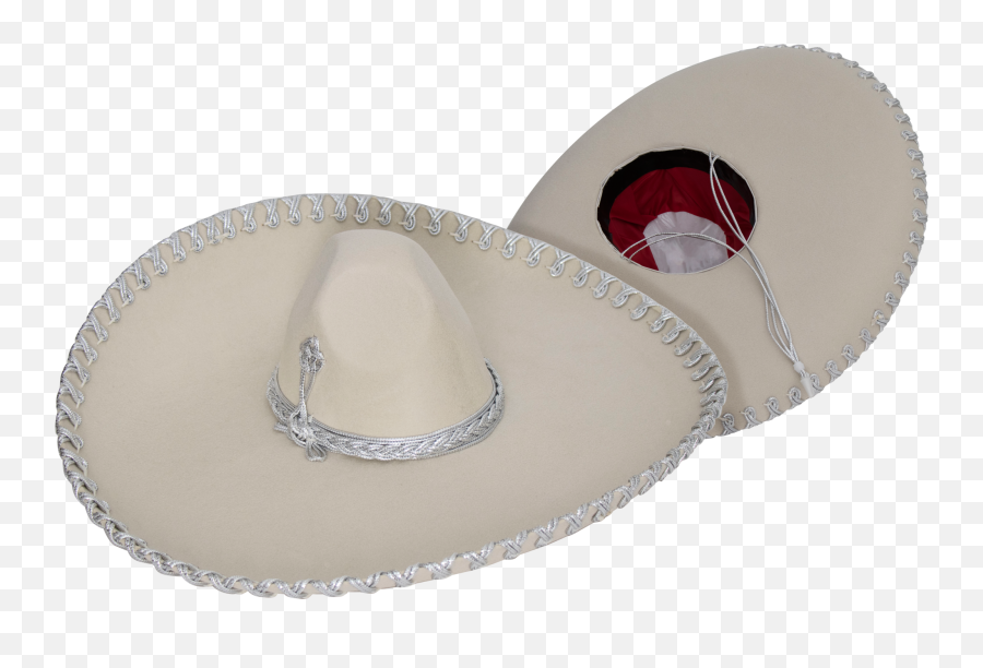 Download Hd Genuine Sombrero Adult Mariachi Sombrero Charro - White Sombrero Hat Emoji,Facebook Emoticon Mariachi
