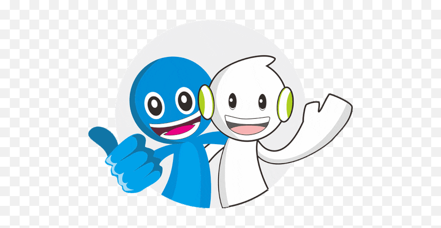 Kumpulan Gambar Emot Si Blue Guy Dan Si - Equipe D Algerie Emoji,Emoticon Jempol Tangan Kanan Dan Kiri Sama
