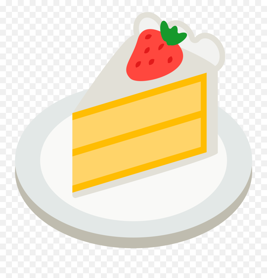 Shortcake Emoji - Emoji Trozo De Torta,Emoji Face Cake