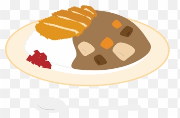 Katsukare Japanese Curry Rice Clipart Free Download Emoji,Emoji Spoon Eating