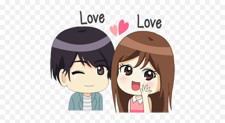 Download Wastickerapps Couple Love Romance Sticker Free For Emoji,Couple Emoji Png