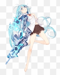 Young Justice And Some Outlaws Ocsi Yjgunseverywhere Emoji,Fa Ous Anime Robot Cyborg Girl Blue Hair No Emotions