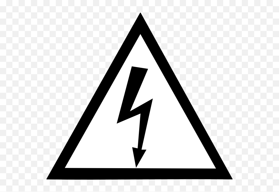 Download Electricity Symbol Hazard Sign High Warning Voltage Emoji,Piano Emojipedia