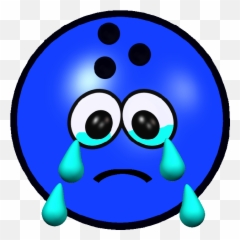 Bowlmania By D3d Games Llc Emoji,Blue Round 3d Emoji
