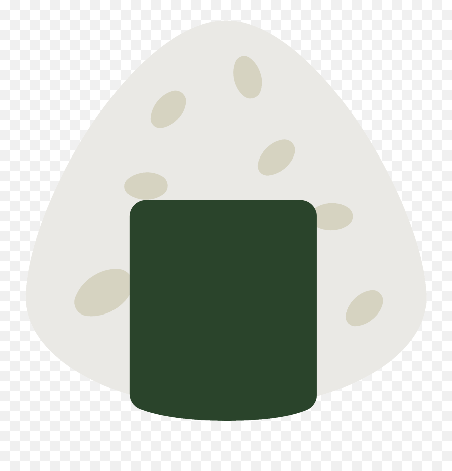 Rice Ball Emoji Clipart - Riceball Emoji,Ball Emoji