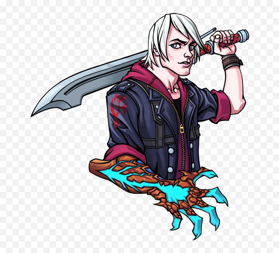 Download Devil May Cry - Devil May Cry Nero Drawing Png Devil May Cry Draw Emoji,How To Draw Emojis Devil