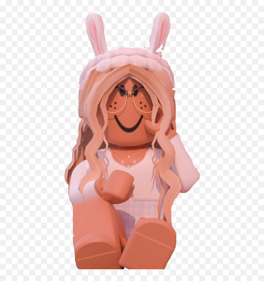 Roblox Uwu Cringe Bunny Robloxgirl Girl - Roblox Bunny Pink Girl Emoji,Bunny Girls Emoji