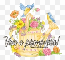 11 Início Da Primavera Imagens E Gifs Com Frases Para - Happy March 20 First Day Of Spring Emoji,Mensagem Para Whatsapp Com Emoticons