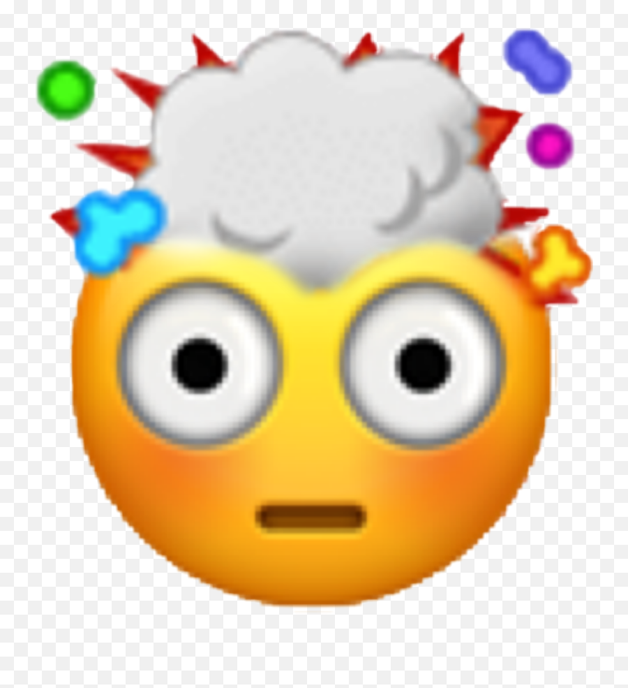 Emoji Sticker Explosion Party Sticker By Alizé,Emoji For Shocked