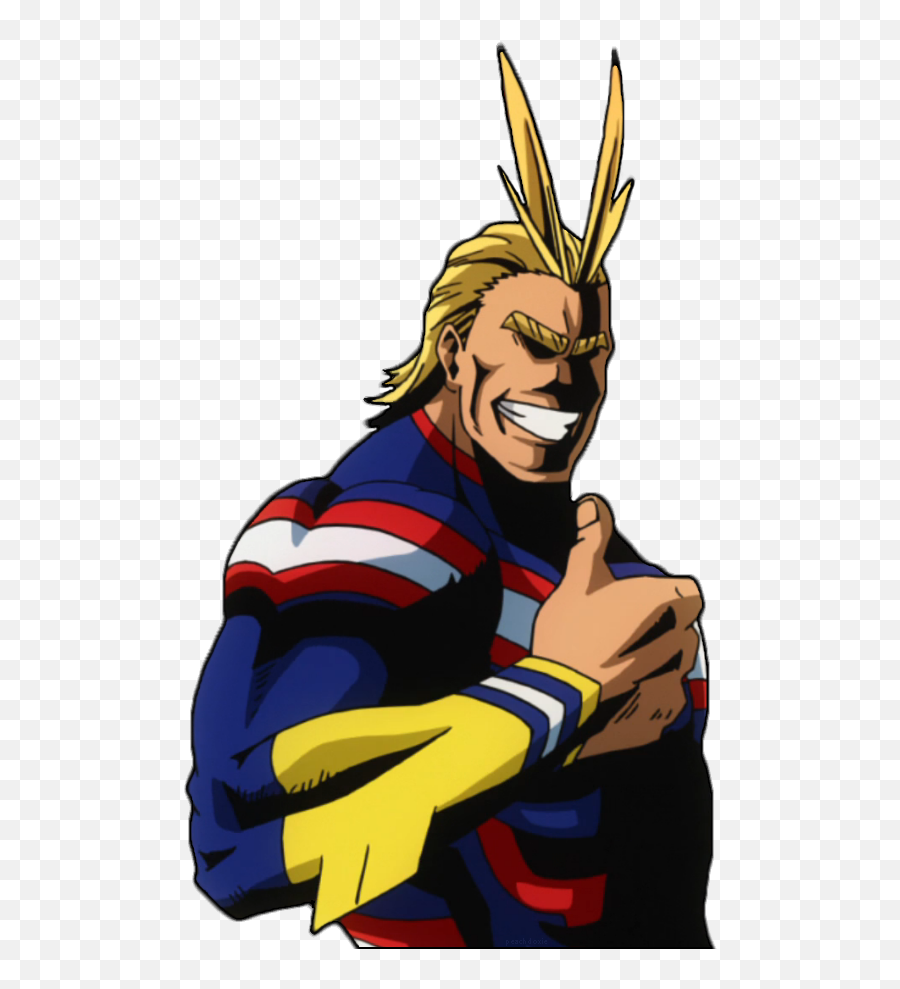 Might - All Might Thumbs Up Png Emoji,Spray Bottle Emoji Discord
